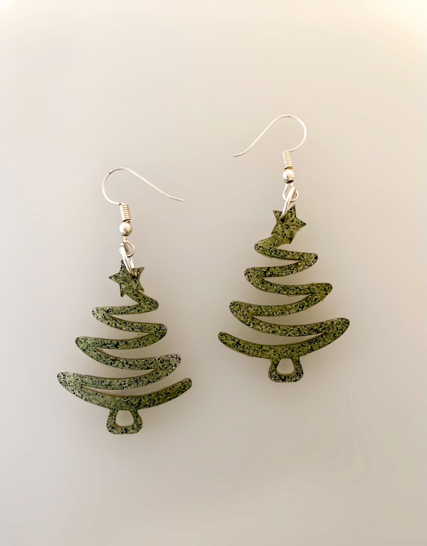 Handmade Christmas Tree Earrings - To Dot Handcrafted Jewellery