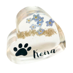 Ashes Keepsake Heart