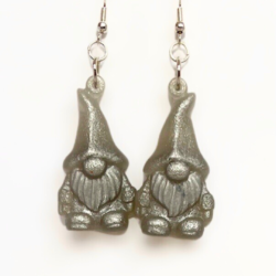 Handmade Christmas Gnome Earrings