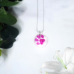 Paw Cremation Ash Pendant