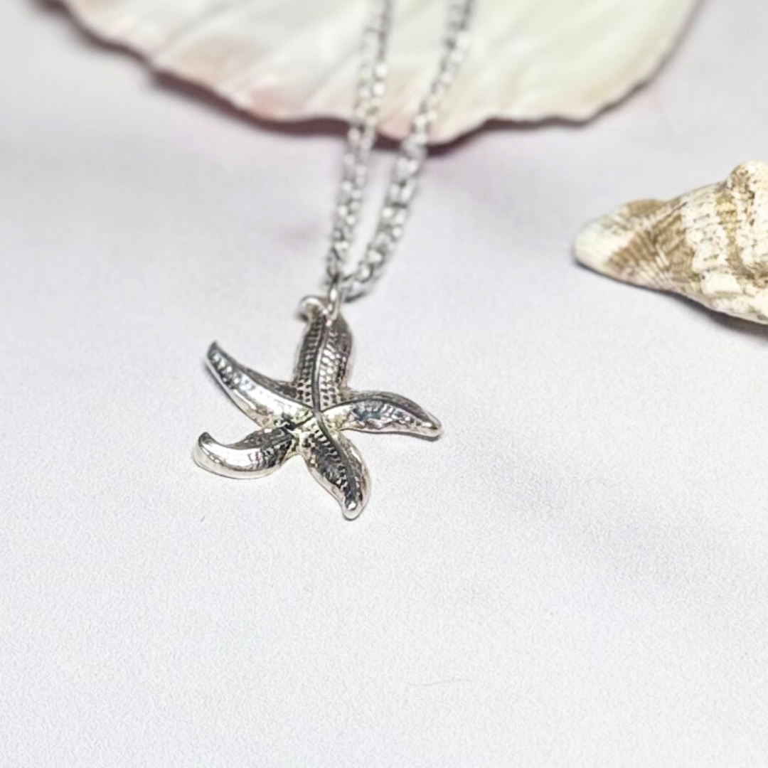 Silver Starfish Pendant
